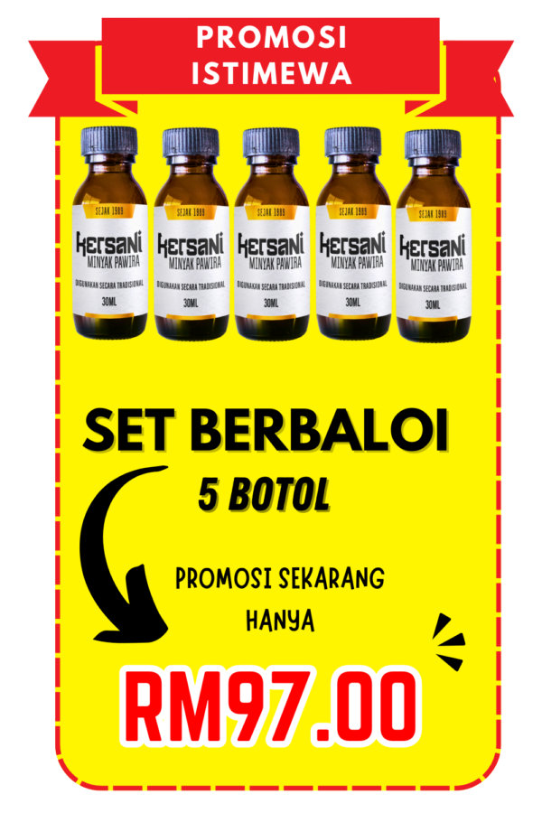 PROMO 5 BOTOL (HARINI SAJA!)